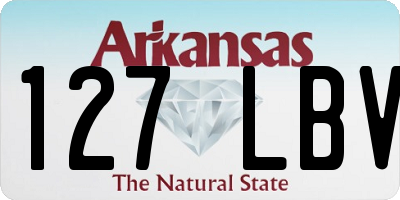 AR license plate 127LBV