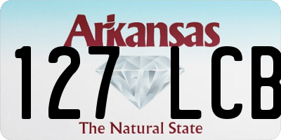 AR license plate 127LCB