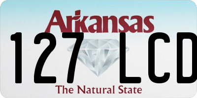 AR license plate 127LCD