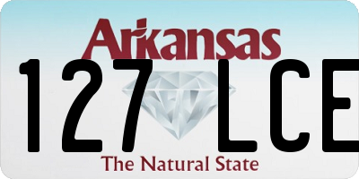AR license plate 127LCE