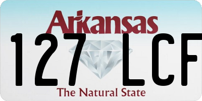AR license plate 127LCF