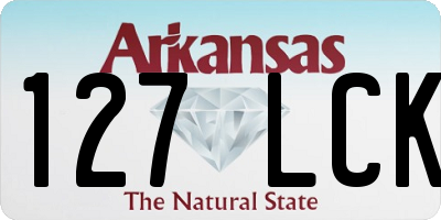 AR license plate 127LCK