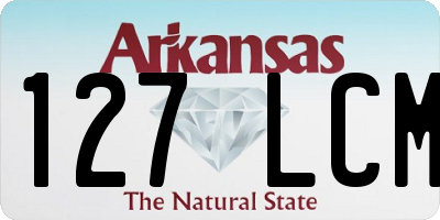 AR license plate 127LCM