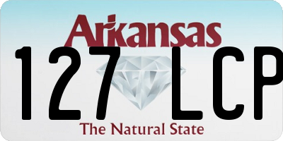 AR license plate 127LCP