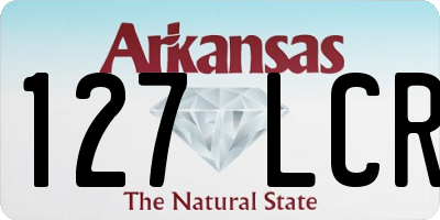AR license plate 127LCR