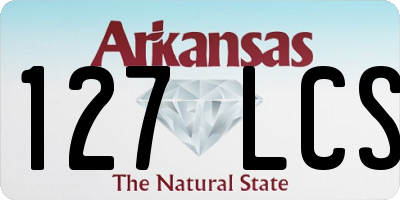 AR license plate 127LCS