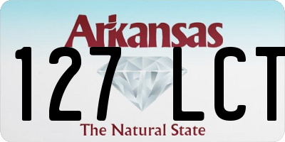 AR license plate 127LCT