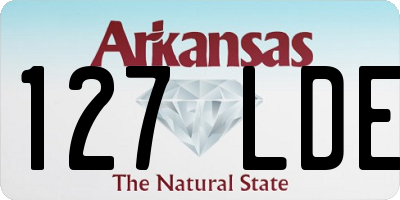 AR license plate 127LDE