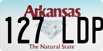 AR license plate 127LDP