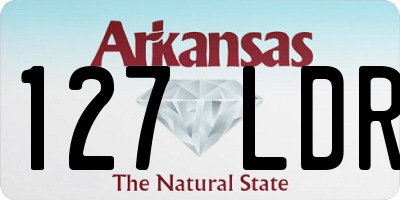 AR license plate 127LDR