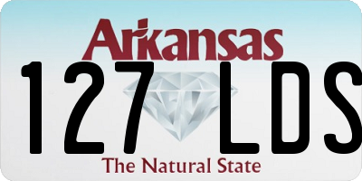 AR license plate 127LDS