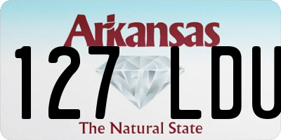 AR license plate 127LDU
