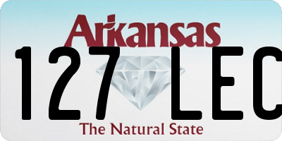 AR license plate 127LEC