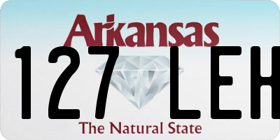 AR license plate 127LEH