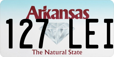 AR license plate 127LEI