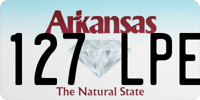 AR license plate 127LPE