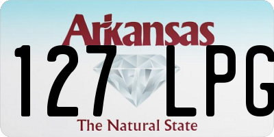 AR license plate 127LPG
