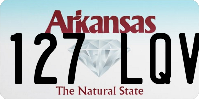AR license plate 127LQV