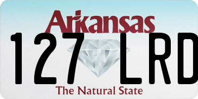 AR license plate 127LRD