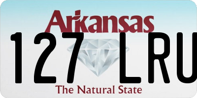 AR license plate 127LRU