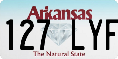 AR license plate 127LYF