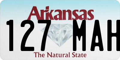 AR license plate 127MAH
