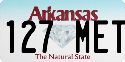 AR license plate 127MET