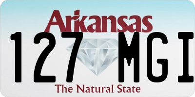AR license plate 127MGI