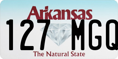 AR license plate 127MGQ