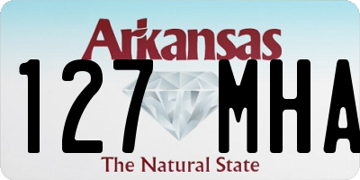 AR license plate 127MHA