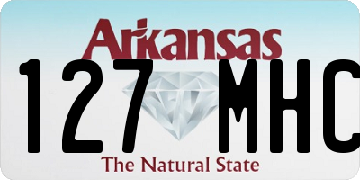 AR license plate 127MHC