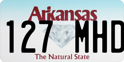 AR license plate 127MHD