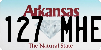AR license plate 127MHE