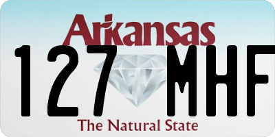 AR license plate 127MHF
