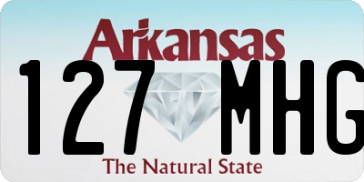 AR license plate 127MHG