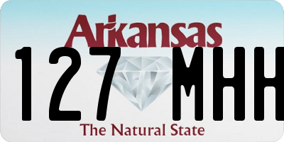 AR license plate 127MHH