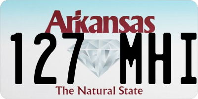 AR license plate 127MHI
