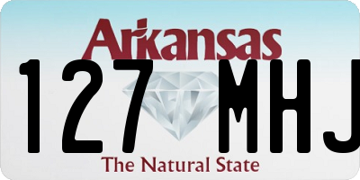 AR license plate 127MHJ