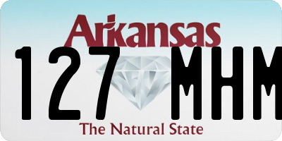 AR license plate 127MHM