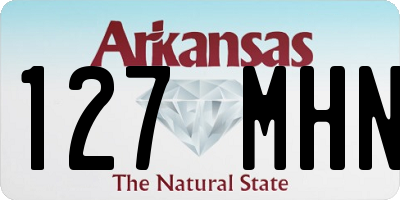 AR license plate 127MHN