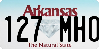 AR license plate 127MHO