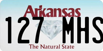 AR license plate 127MHS