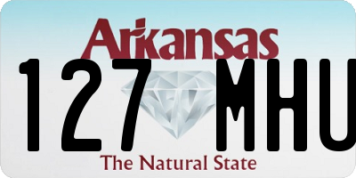 AR license plate 127MHU
