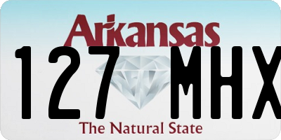 AR license plate 127MHX