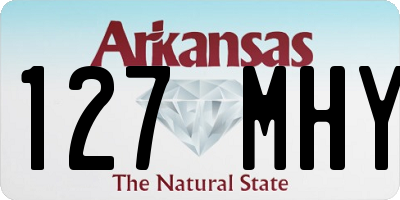 AR license plate 127MHY