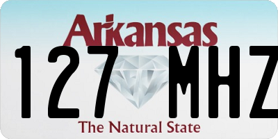 AR license plate 127MHZ