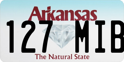 AR license plate 127MIB
