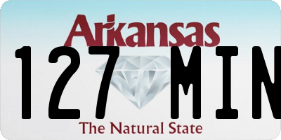 AR license plate 127MIN