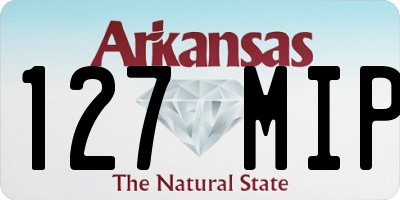 AR license plate 127MIP