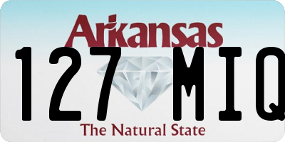 AR license plate 127MIQ
